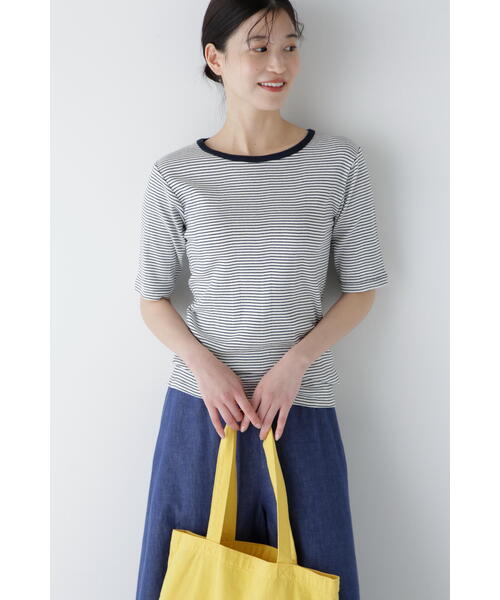 MILLER（ミラー）の「◆【Millerコラボ】リブクルーＴシャツ（Tシャツ/カットソー・レディース・グリーン系その他4/ブラック系その他3/レッド系その他・MEDIUM）」の4枚目の写真