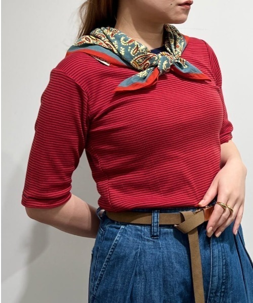 MILLER（ミラー）の「◆【Millerコラボ】リブクルーＴシャツ（Tシャツ/カットソー・レディース・グリーン系その他4/ブラック系その他3/レッド系その他・MEDIUM）」の9枚目の写真