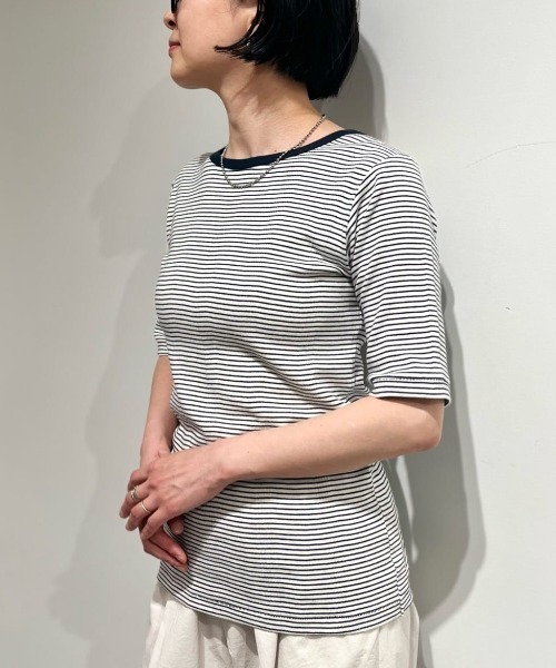 MILLER（ミラー）の「◆【Millerコラボ】リブクルーＴシャツ（Tシャツ/カットソー・レディース・グリーン系その他4/ブラック系その他3/レッド系その他・MEDIUM）」の8枚目の写真