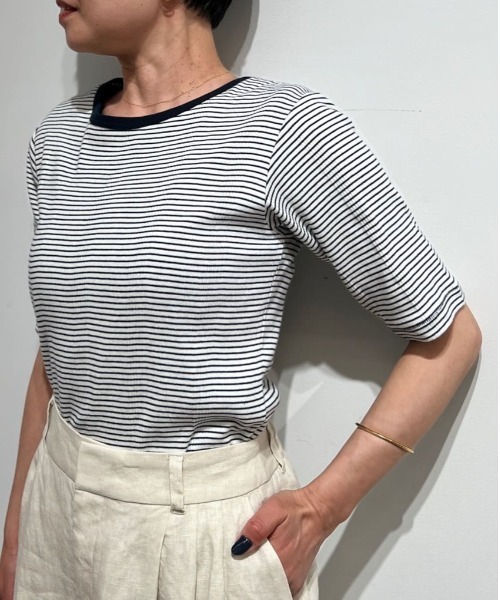 MILLER（ミラー）の「◆【Millerコラボ】リブクルーＴシャツ（Tシャツ/カットソー・レディース・グリーン系その他4/ブラック系その他3/レッド系その他・MEDIUM）」の7枚目の写真