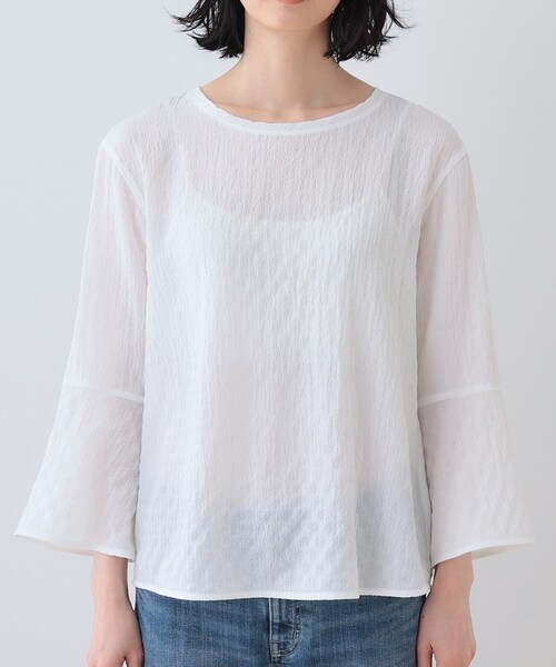 INDIVI(インディヴィ)の「【2点セット/洗える】カセット服 キャミ&ブラウス セットトップス(その他トップス・レディース・アイボリー/ブラック/オリーブ・05/13/15 /34/38)」の19枚目の写真