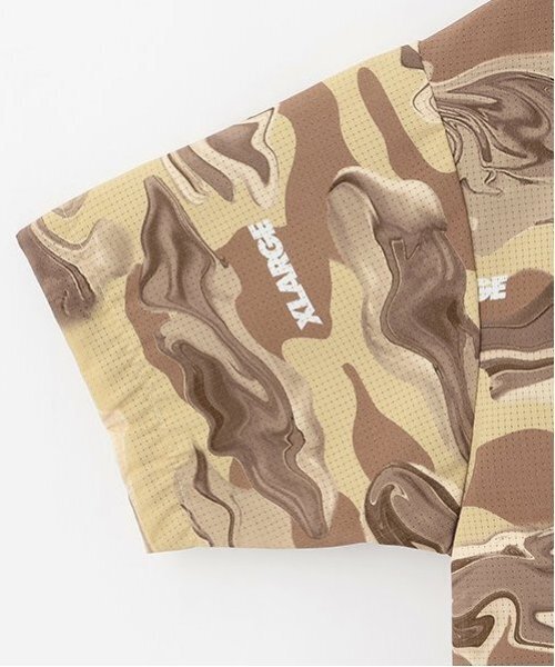 XLARGE KIDS（エクストララージキッズ）の「マーブル迷彩シャツ（シャツ/ブラウス・キッズ・ベージュ/ブルー・80ｃｍ/90cm/100cm/110cm/120cm/130cm/140cm）」の6枚目の写真