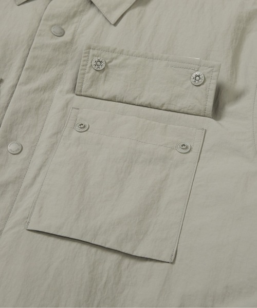 Snow Peak(スノーピーク)の「Cample Shirt-Jacket(シャツ/ブラウス・メンズ・ライトグレー/カーキ・XL/L/M)」の9枚目の写真
