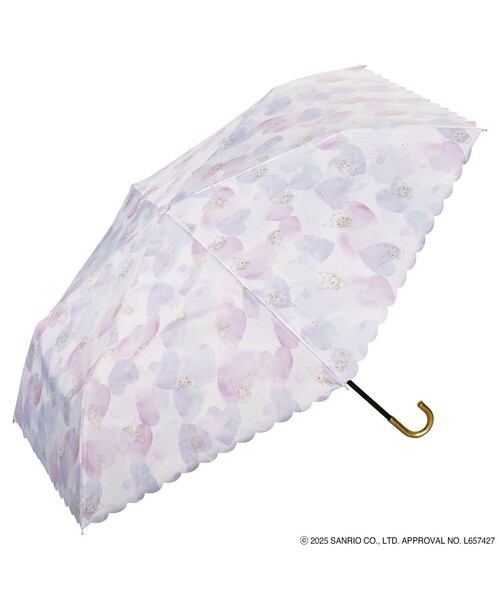 FREAK'S STORE(フリークスストア)の「Wpc./ダブリュピーシー サンリオキャラクターズ 遮光 水彩モチーフ ミニ 晴雨兼用 折りたたみ傘(折りたたみ傘・レディース・ライトピンク/ラベンダー/サックスブルー・ONE SIZE)」の10枚目の写真