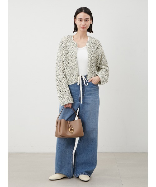 Mila Owen 前後2WAYクロシェニットジレ Mila Owen｜前後2WAYクロシェニットジレ | Rakuten Fashion(楽天
