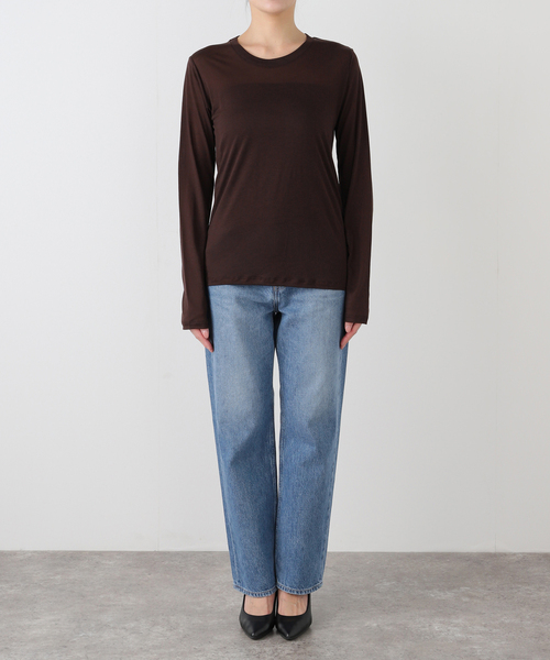 BASERANGE/ベースレンジ】LONG SLEEVE TEE：カットソー（Tシャツ