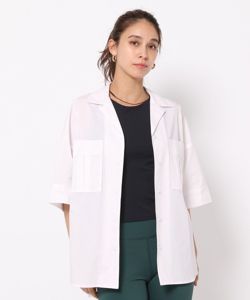 HEREIAM（ヘレイアム）の「【HEREIAM】アーバンワークシャツ（シャツ/ブラウス・レディース・カーキ/ブラック/オフホワイト・FREE）」の9枚目の写真