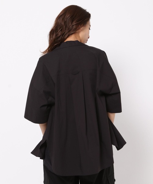 HEREIAM（ヘレイアム）の「【HEREIAM】アーバンワークシャツ（シャツ/ブラウス・レディース・カーキ/ブラック/オフホワイト・FREE）」の14枚目の写真