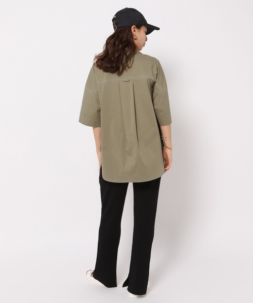 HEREIAM（ヘレイアム）の「【HEREIAM】アーバンワークシャツ（シャツ/ブラウス・レディース・カーキ/ブラック/オフホワイト・FREE）」の17枚目の写真