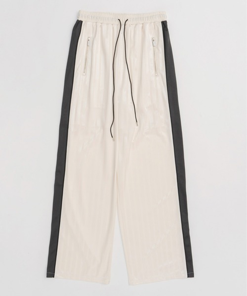 MAISON SPECIAL(メゾンスペシャル)の「Sideline Shadow Stripe Pants/サイドラインシャドーストライプパンツ(その他パンツ・レディース・アイボリー/ネイビー/ピンク・38/36)」の21枚目の写真