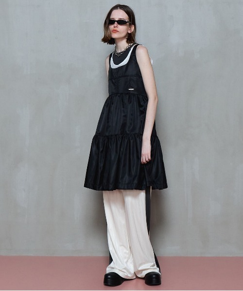 MAISON SPECIAL(メゾンスペシャル)の「Sideline Shadow Stripe Pants/サイドラインシャドーストライプパンツ(その他パンツ・レディース・アイボリー/ネイビー/ピンク・38/36)」の15枚目の写真