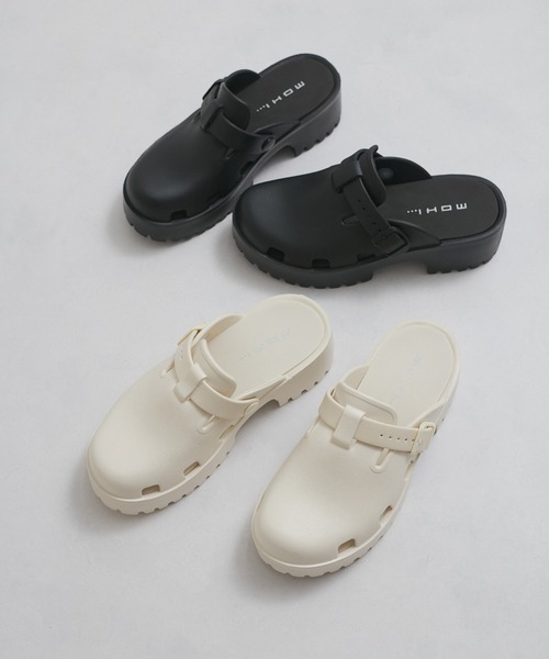 MOHI（モヒ）の「【MOHI(モヒ)】EVAサボシューズ（サンダル・レディース・ブラック/ホワイト・40/38/36）」の17枚目の写真