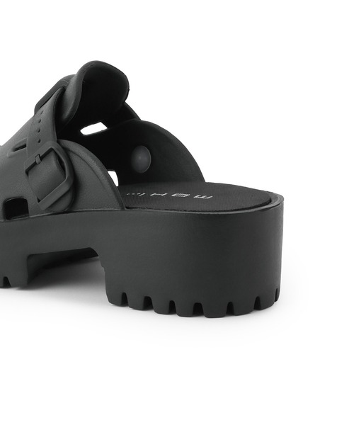 MOHI（モヒ）の「【MOHI(モヒ)】EVAサボシューズ（サンダル・レディース・ブラック/ホワイト・40/38/36）」の8枚目の写真