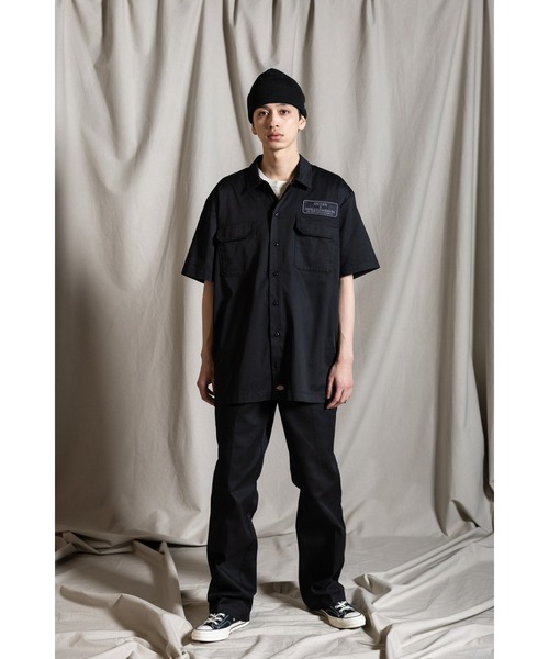 Dickies×Harley-Davidsonハーレー×ディッキーズワークシャツ Dickies(R) x H-D(R)イーグルSS ワークシャツ（シャツ/ブラウス