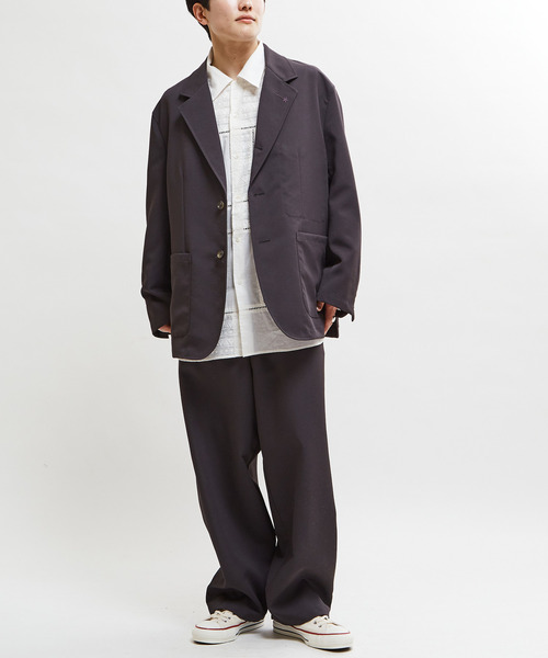 CONVERSE TOKYO(コンバーストウキョウ)の「MACARON CALZE RELAXED FIT SLACKS(スラックス・レディース・ネイビー/チャコールグレー/ベージュ・SMALL/MEDIUM)」の15枚目の写真