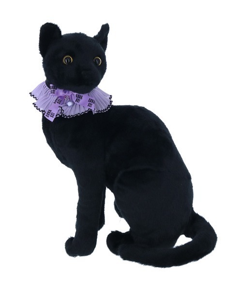 ANNA SUI(アナスイ)の「ANNA SUI/猫用リボン付シフォンプリーツシュシュ首輪(リード/ハーネス/首輪・レディース・ブラック・S)」の7枚目の写真