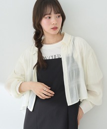 earth music&ecology（アースミュージックアンドエコロジー）の「マジョリカプリーツショートシャツ（シャツ/ブラウス）」