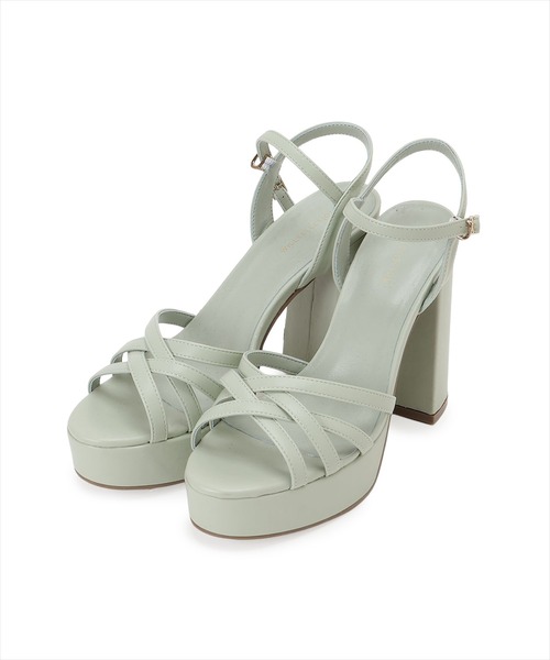 WILLSELECTION(ウィルセレクション)の「クロスストラップサンダル(サンダル・レディース・ブラック/オフホワイト/レッド/ミント・SMALL/MEDIUM/LARGE)」の3枚目の写真