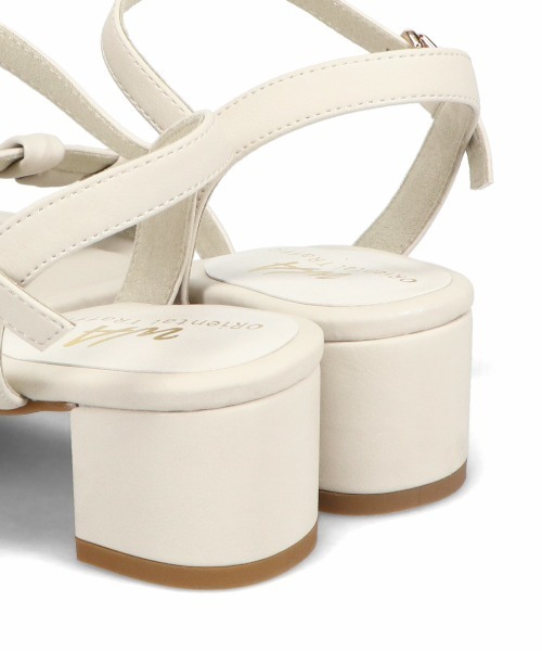 WA ORiental TRaffic(ダブルエーオリエンタルトラフィック)の「編み込みヒールサンダル/52203(サンダル・レディース・ベージュ/グリーン/イエロー・S/LL/L/M/SS/3L)」の7枚目の写真