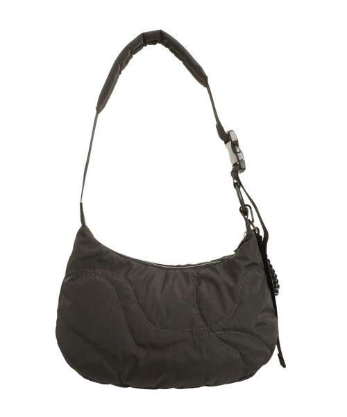 EMODA（エモダ）の「ステッチナイロンショルダーバッグ（ショルダーバッグ・レディース・グレー/ブラック・FREE）」の10枚目の写真