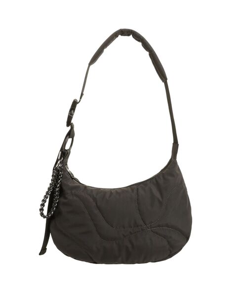 EMODA（エモダ）の「ステッチナイロンショルダーバッグ（ショルダーバッグ・レディース・グレー/ブラック・FREE）」の18枚目の写真