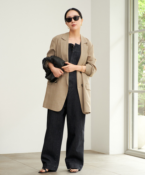 plage（プラージュ）の「《追加》R’IAM AIR ジャケット（テーラードジャケット・レディース・ブラック・36）」の8枚目の写真