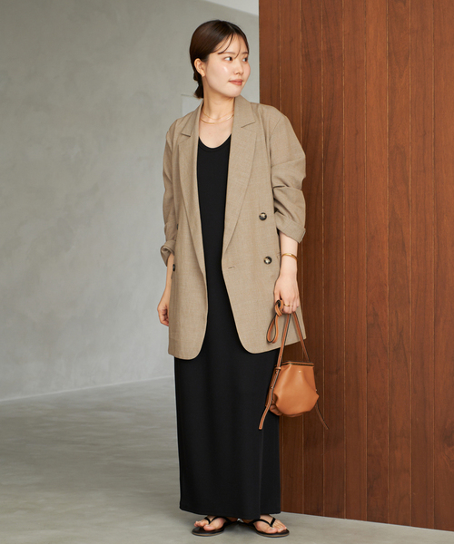 plage（プラージュ）の「《追加》R’IAM AIR ジャケット（テーラードジャケット・レディース・ブラック・36）」の11枚目の写真