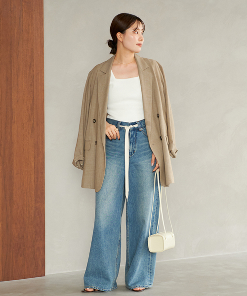 plage（プラージュ）の「《追加》R’IAM AIR ジャケット（テーラードジャケット・レディース・ブラック・36）」の12枚目の写真