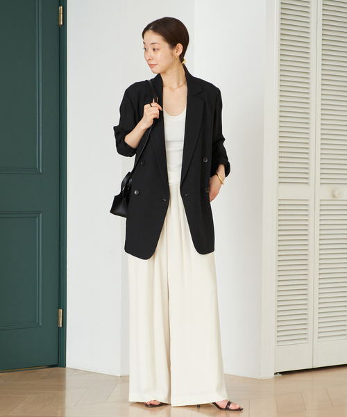 plage（プラージュ）の「《追加》R’IAM AIR ジャケット（テーラードジャケット・レディース・ブラック・36）」の13枚目の写真