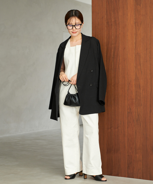 plage（プラージュ）の「《追加》R’IAM AIR ジャケット（テーラードジャケット・レディース・ブラック・36）」の20枚目の写真