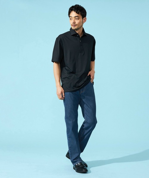EDWIN（エドウィン）の「EDWIN エドウィン【夏用】インターナショナルベーシック COOL ストレート ジーンズ デニムパンツ 涼しい（デニムパンツ・メンズ・インディゴブルー/ベージュ/ブルー/ブラック/ベージュ系その他/ライトベージュ・28/29/30/31/32/33/34/36）」の14枚目の写真
