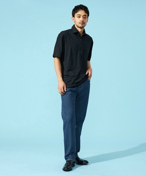 EDWIN（エドウィン）の「EDWIN エドウィン【夏用】インターナショナルベーシック COOL ストレート ジーンズ デニムパンツ 涼しい（デニムパンツ・メンズ・インディゴブルー/ベージュ/ブルー/ブラック/ベージュ系その他/ライトベージュ・28/29/30/31/32/33/34/36）」の16枚目の写真
