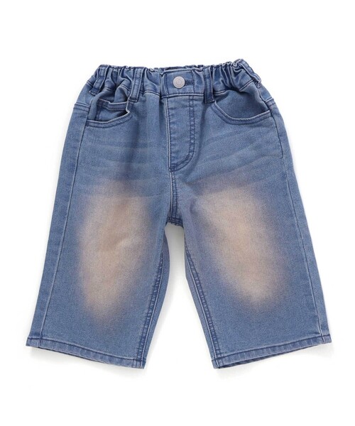 WASK(ワスク)の「6分丈合皮タグストレッチデニムパンツ(100~160cm)(デニムパンツ・キッズ・ブルー/グレー・140cm/130cm/150cm/160cm)」の12枚目の写真