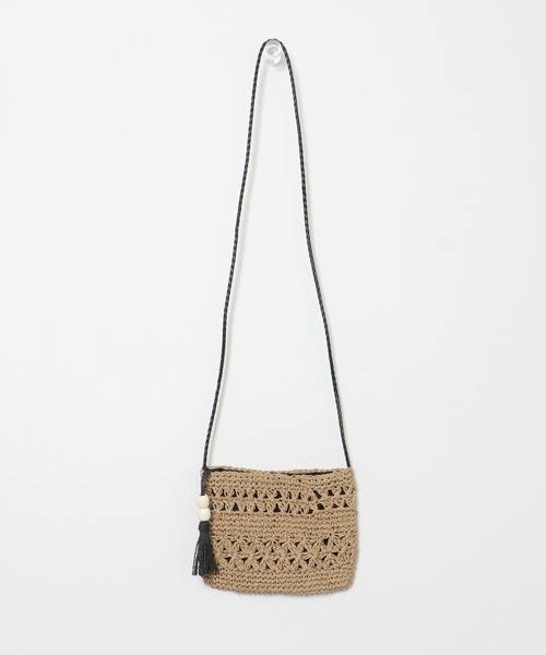 URBAN RESEARCH DOORS（アーバンリサーチドアーズ）の「ペーパー編みポシェット(KIDS)（その他・キッズ・ベージュ・ONE）」の6枚目の写真