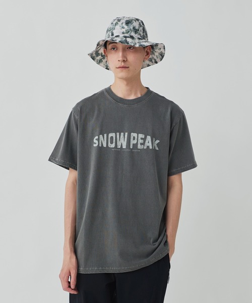Snow Peak（スノーピーク）の「Snow Peak / Printed Breathable Quick Dry Hat ハット 帽子（ハット・メンズ・グレー/グリーン・2/1）」の4枚目の写真