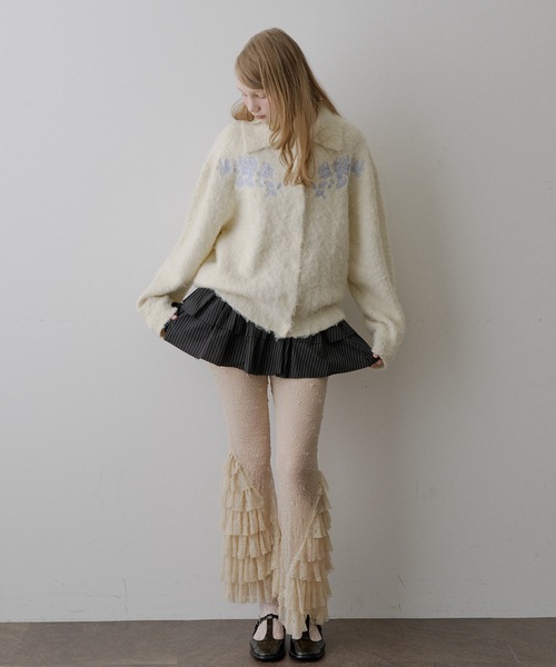 セール】ストライプ柄ギャザーフリルベルト（ベルト）｜VIOLETTA