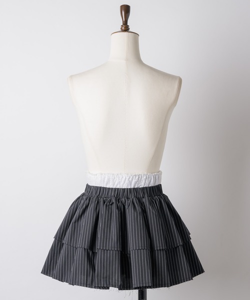 セール】ストライプ柄ギャザーフリルベルト（ベルト）｜VIOLETTA