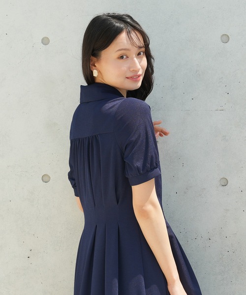 TRUDEA（トルディア）の「ハーフZIPワンピース（ワンピース・レディース・チャコールグレー/ネイビー/ラベンダー・MEDIUM）」の11枚目の写真