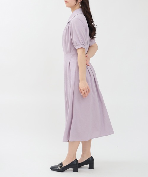 TRUDEA（トルディア）の「ハーフZIPワンピース（ワンピース・レディース・チャコールグレー/ネイビー/ラベンダー・MEDIUM）」の16枚目の写真