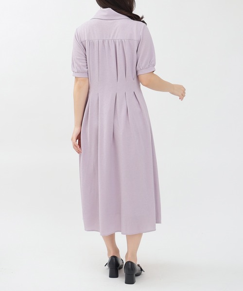 TRUDEA（トルディア）の「ハーフZIPワンピース（ワンピース・レディース・チャコールグレー/ネイビー/ラベンダー・MEDIUM）」の17枚目の写真