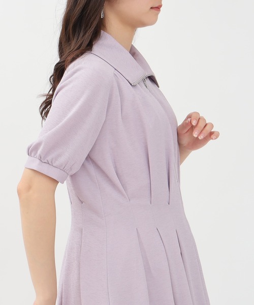 TRUDEA（トルディア）の「ハーフZIPワンピース（ワンピース・レディース・チャコールグレー/ネイビー/ラベンダー・MEDIUM）」の21枚目の写真