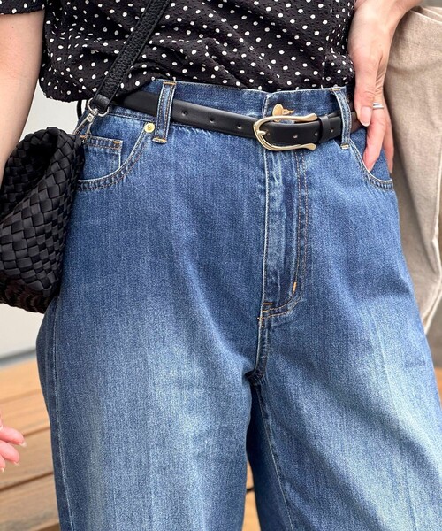 NOLLEY’S（ノーリーズ）の「ヘンケイCベルト（ベルト・レディース・ブラック/ベージュ/ブラウン・FREE）」の5枚目の写真