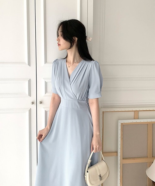 Monmo様オーダーカシュクールワンピース Monmo 様オーダーカシュクールワンピース オーダーメイド】ブロック