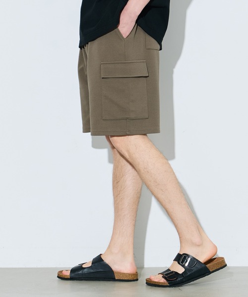 coca(coca)(コカ)の「\26ss 新色追加・ユニセックス/ エンボスカーゴハーフショーツ(その他パンツ・メンズ・ネイビー/ブラック/ライトグレー/ダークブラウン/カーキ/チャコール・M/L/XL)」の5枚目の写真
