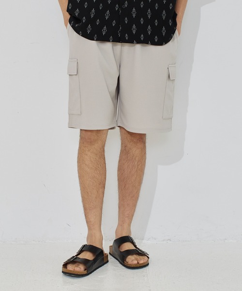 coca(coca)(コカ)の「\26ss 新色追加・ユニセックス/ エンボスカーゴハーフショーツ(その他パンツ・メンズ・ネイビー/ブラック/ライトグレー/ダークブラウン/カーキ/チャコール・M/L/XL)」の15枚目の写真