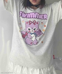 AS KNOW AS plus | ●アクリルキーホルダー付き SWIMMER 半袖Ｔシャツ【SWIMMER/スイマー】(Tシャツ/カットソー)