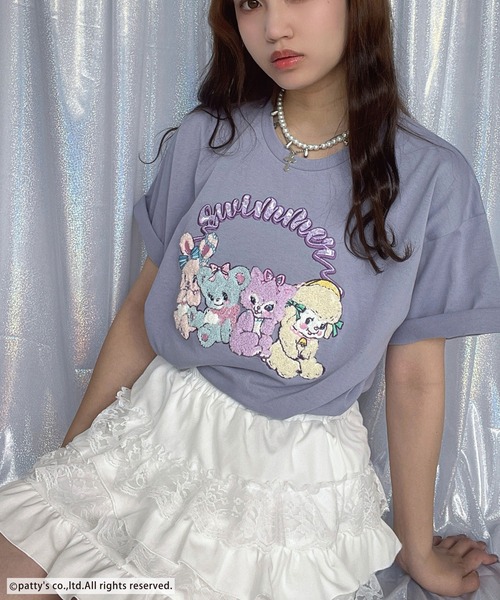 AS KNOW AS plus（アズノゥアズプラス）の「●アクリルキーホルダー付き SWIMMER 半袖Ｔシャツ【SWIMMER/スイマー】（Tシャツ/カットソー・レディース・オフホワイト/オートミール/スミクロ/サックスブルー・FREE）」の12枚目の写真