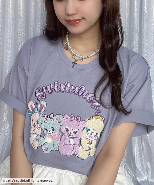 AS KNOW AS plus（アズノゥアズプラス）の「●アクリルキーホルダー付き SWIMMER 半袖Ｔシャツ【SWIMMER/スイマー】（Tシャツ/カットソー・レディース・オフホワイト/オートミール/スミクロ/サックスブルー・FREE）」の11枚目の写真