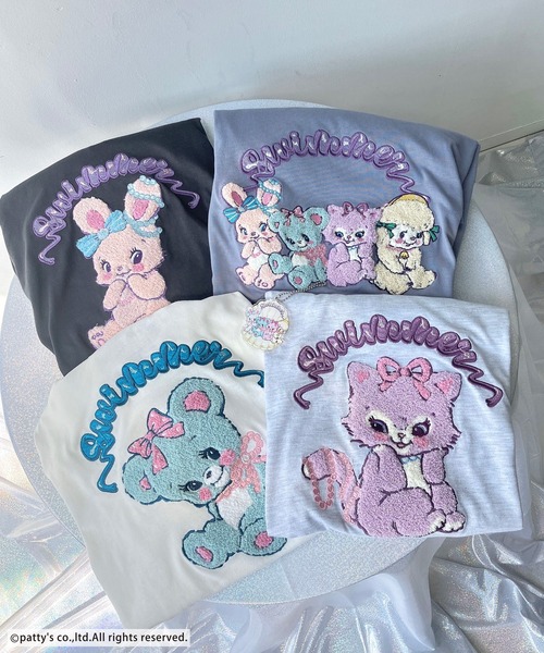 AS KNOW AS plus（アズノゥアズプラス）の「●アクリルキーホルダー付き SWIMMER 半袖Ｔシャツ【SWIMMER/スイマー】（Tシャツ/カットソー・レディース・オフホワイト/オートミール/スミクロ/サックスブルー・FREE）」の18枚目の写真