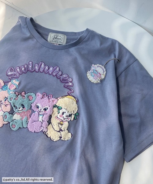 AS KNOW AS plus（アズノゥアズプラス）の「●アクリルキーホルダー付き SWIMMER 半袖Ｔシャツ【SWIMMER/スイマー】（Tシャツ/カットソー・レディース・オフホワイト/オートミール/スミクロ/サックスブルー・FREE）」の14枚目の写真